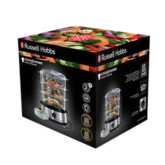 A Photo Of Russell Hobbs Cook at Home Food Steamer – 3 Tier Electric Steamer