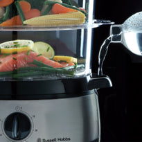 Russell Hobbs Cook at Home Food Steamer – 3 Tier Electric Steamer