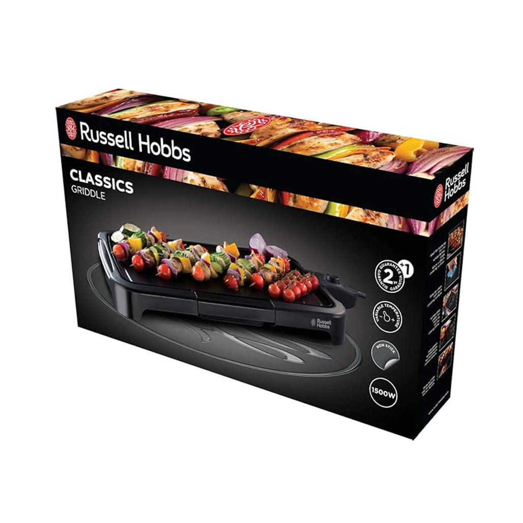 A Photo Of Russell Hobbs Plancha Conviviale Classics – Large Non-Stick Electric Grill