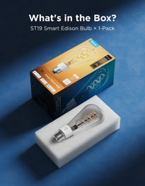 Govee ST19 Smart Edison Light Bulb - E27 500lm Wi-Fi & Bluetooth RGBWW Vintage LED Bulb
