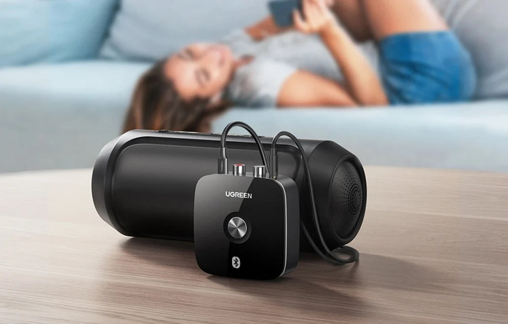 A Photo Of Ugreen CM106 Bluetooth 5.1 Receiver Audio Adapter