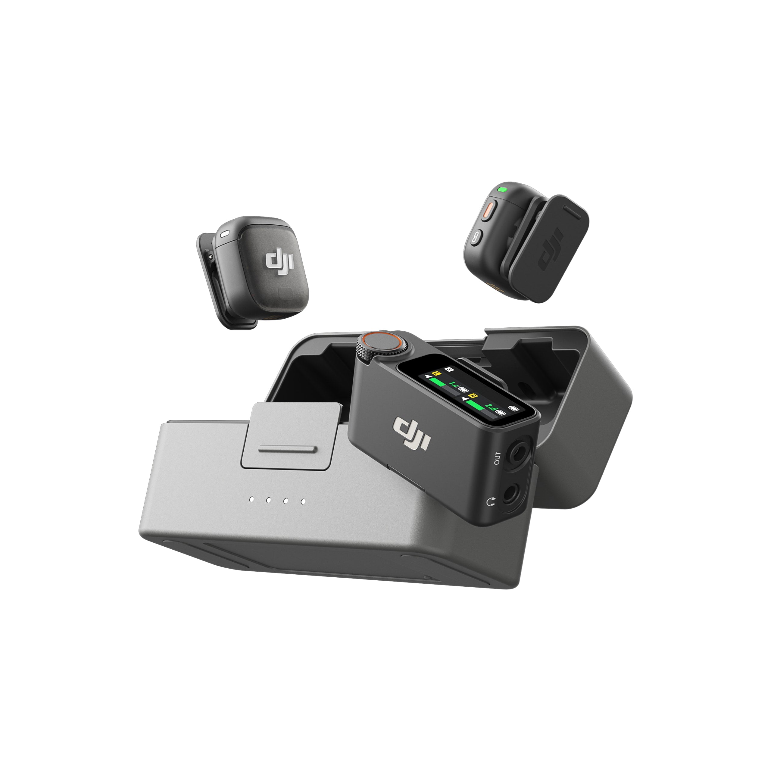 A Photo Of DJI Mic 3 (2 TX + 1 RX + Charging Case)