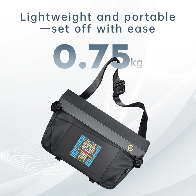 A Photo Of Divoom Sling Bag-V Smart LED Pixel Art Sling Bag