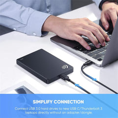 A Photo Of UGREEN Micro USB 3.0 to USB-C 3.1 Hard Drive Data Cable, 1M – High-Speed 5Gbps Transfer & Fast Charging