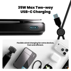 A Photo Of SHARGE ICEMAG 3 - 10000mAh 25W Qi2.2 Magnetic Power Bank