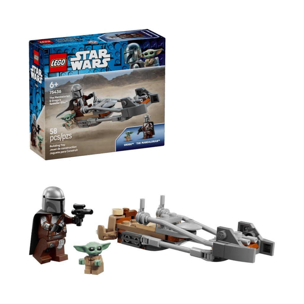 A Photo Of LEGO The Mandalorian & Grogu's Speeder Bike™ - 58 Pieces - 75436