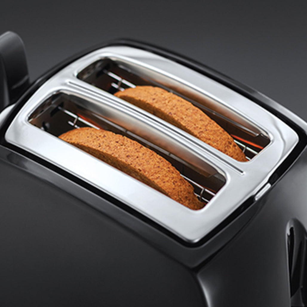 A Photo Of Russell Hobbs Textures Plus 2 Slice Toaster – Extra Wide Slots
