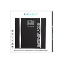 Beper Bioelectrical Impedance Body Scale with Tempered Glass; LCD Display