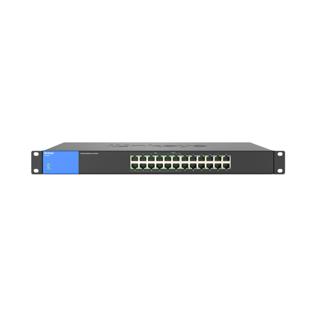 A Photo Of Linksys LGS124P - 24-Port Business Gigabit PoE+ Switch