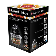 A Photo Of Russell Hobbs Matte Black Mini Chopper