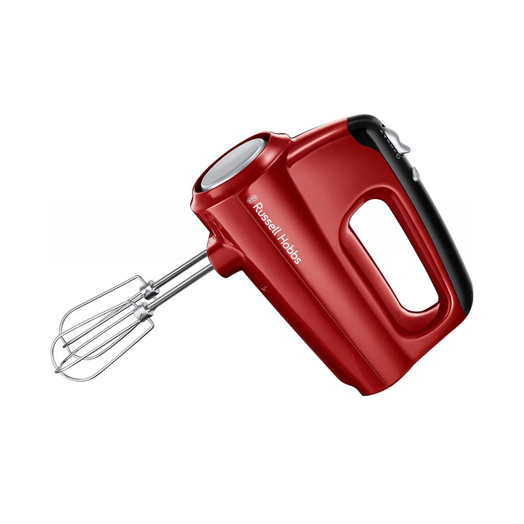 A Photo Of Russell Hobbs Desire 350W Hand Mixer with 5 Speeds, Turbo Function, Beaters & Dough Hooks