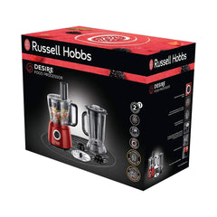 A Photo Of Russell Hobbs Desire 600W Food Processor with 1.5L Bowl and 1.5L Blending Jug