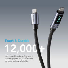 A Photo Of Blupebble PowerFlow 2 PD 240W USB-C to USB-C - 1.2m