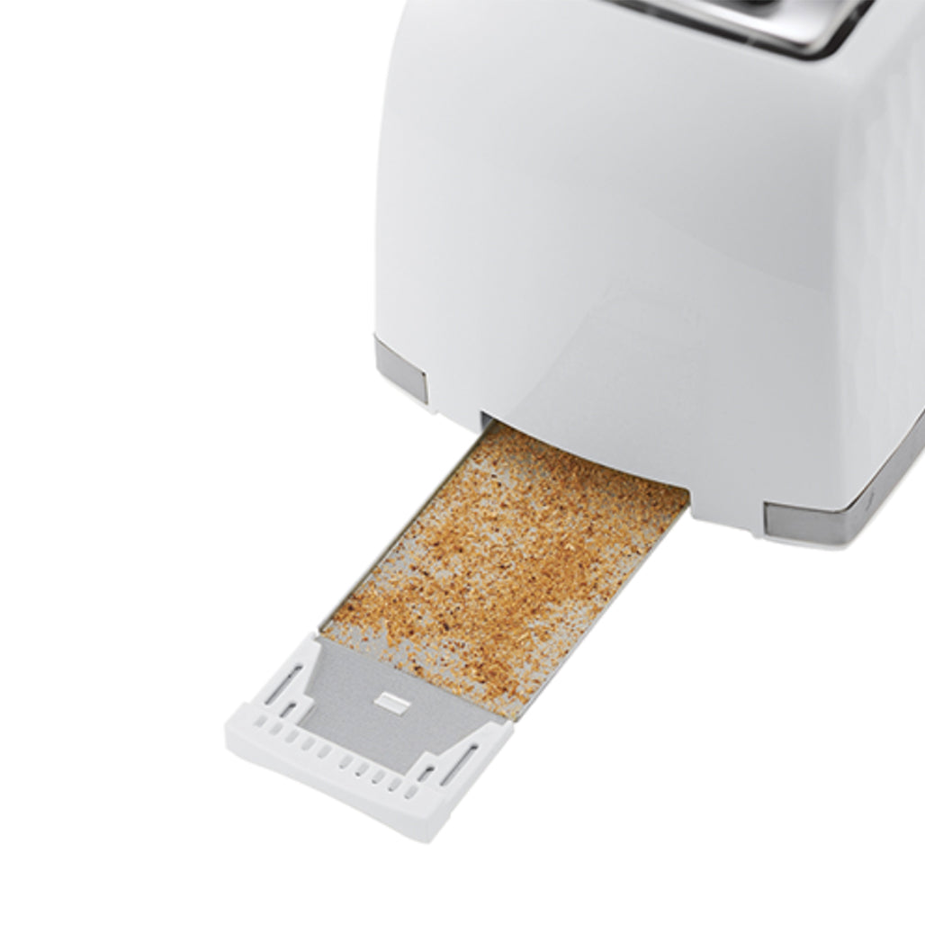 A Photo Of Russell Hobbs Honeycomb White 2 Slice Toaster – Extra Wide Slots