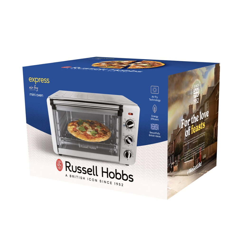 A Photo Of Russell Hobbs Air Fry Mini Oven – 5 Function Compact Air Fryer Oven