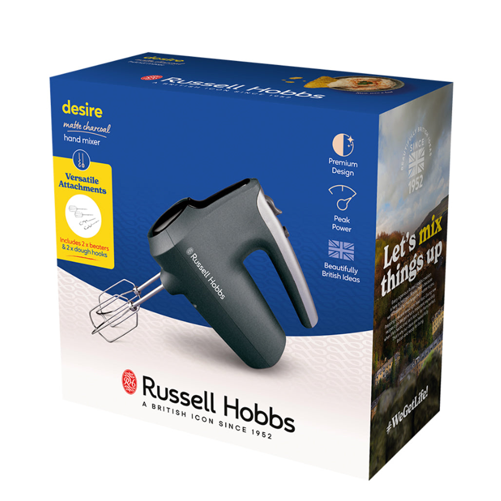 A Photo Of Russell Hobbs Desire Matte Charcoal Hand Mixer