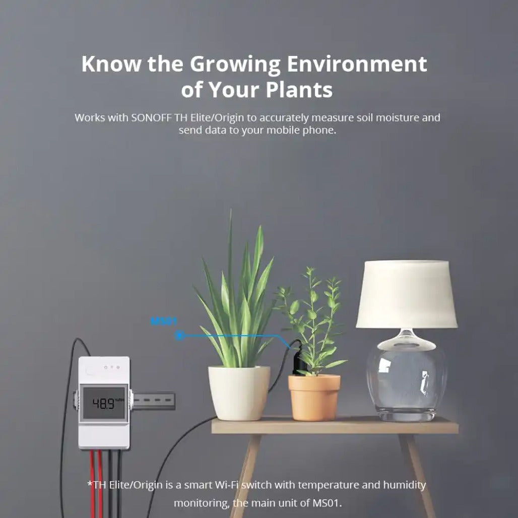 A Photo Of Sonoff Soil Moisture Sensor - SOILSEN