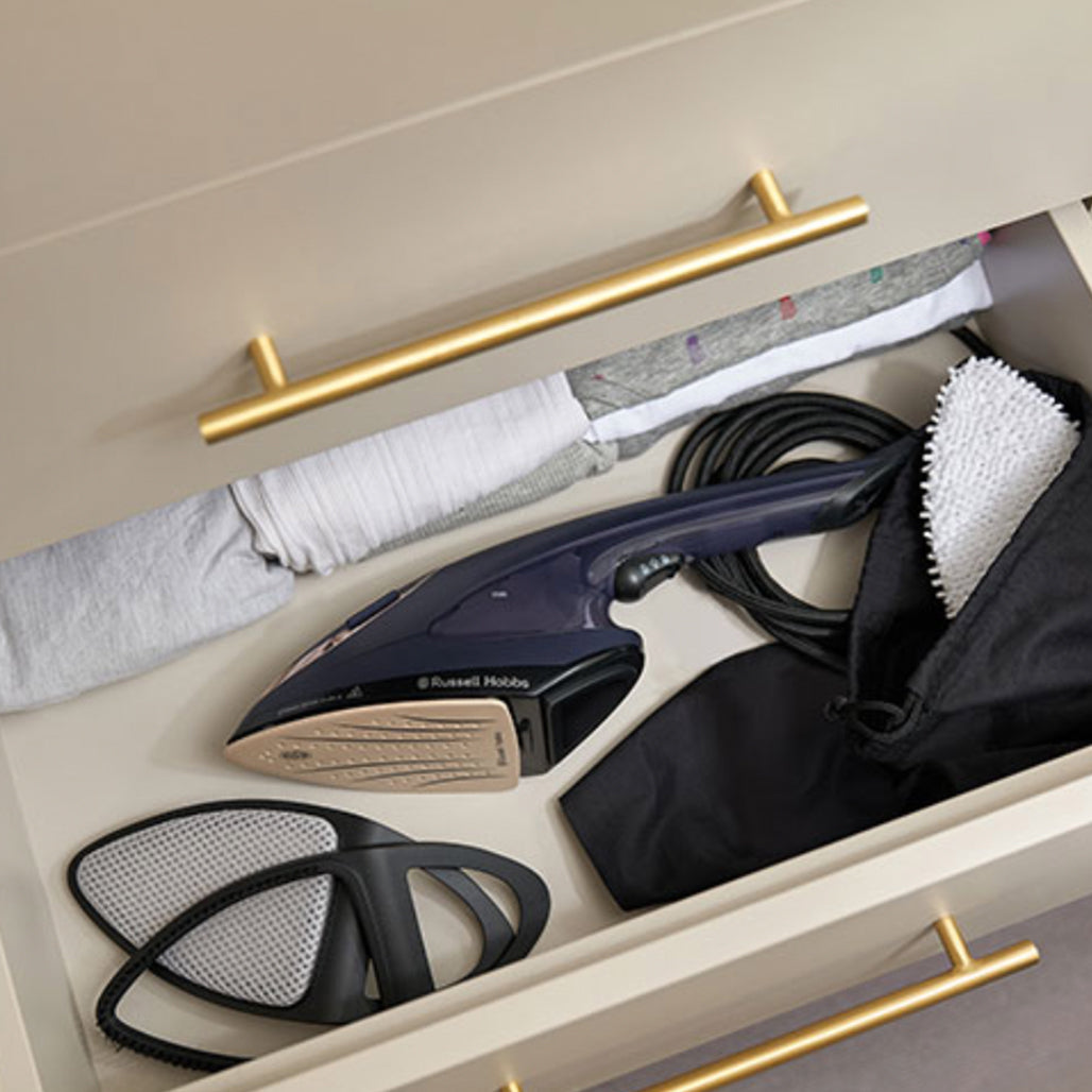 A Photo Of Russell Hobbs Steam Genie 2-in-1 – Handheld Steamer and Iron