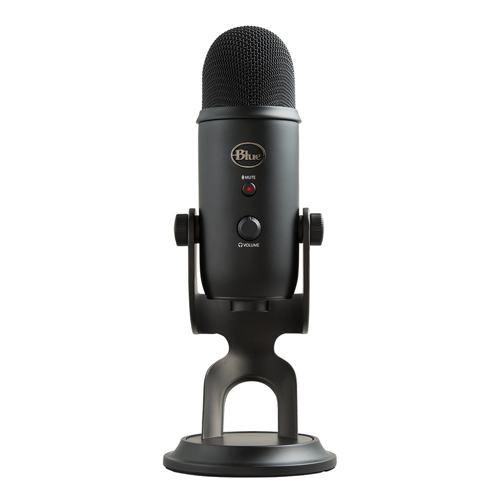 A Photo Of Logitech YETI Multi-Pattern USB Microphone with Blue VO!CE Software