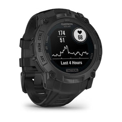 A Photo Of Garmin Instinct 3 - 50 mm - Solar - Tactical Edition Black with Black Band