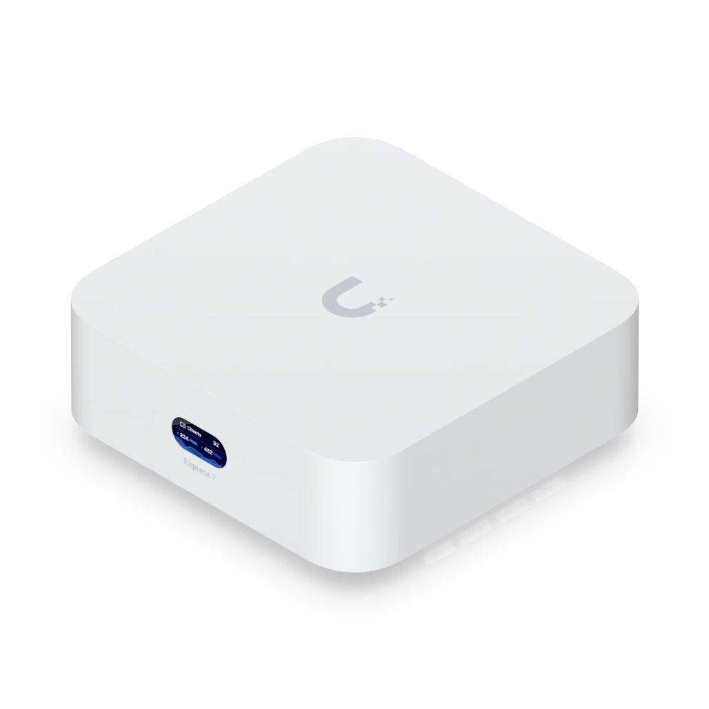 A Photo Of Ubiquiti UniFi Express 7 - Mesh-scalable, super-compact 10G Cloud Gateway
