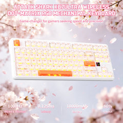 A Photo Of ATTACK SHARK X87 Ultra - Wireless Mechanical Keyboard