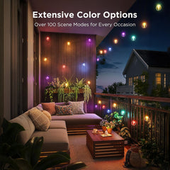 A Photo Of Govee Outdoor Clear Bulb String Lights - H7025