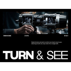 A Photo Of Nifeliz Turbofan Engine Building Set - 2216 Pieces - NF10317