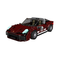 Mould King 27060S 911 Targo Supercar Building Toy Set - 389 Pieces - 27060