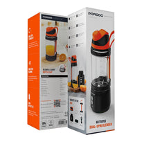 Porodo Lifestyle Nutrimix Dual Spin Clockwise and Reverse Portable Blender