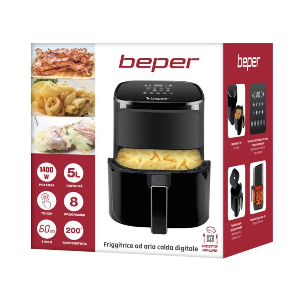A Photo Of Beper Digital Air Fryer - BEP-P101FRI051
