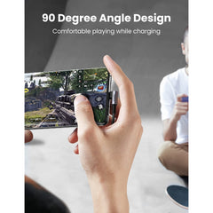 A Photo Of Ugreen 50942 Angled USB-C Male To USB2.0 A Male 3A Data Cable Black 2M