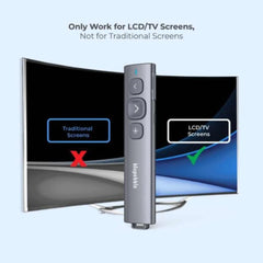 A Photo Of Blupebble Wand BT Remote Presenter - BP-WANDBT-GY-SD26-J