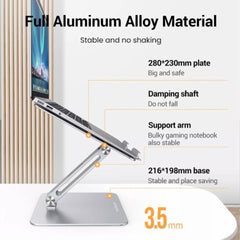 A Photo Of UGREEN Multi-Angle Adjustable Laptop Stand – Ergonomic & Portable Aluminum Riser for Laptops and Tablets