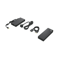 A Photo Of Lenovo ThinkPad Thunderbolt 4 Workstation Dock – 230W PD, 8K/4K Display Support, High-Speed Data Transfer