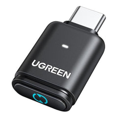A Photo Of UGREEN USB-C Bluetooth 5.3 Audio Transmitter for PC, PS5, and Switch – Wireless Adapter for Bluetooth Headphones, Hi-Res Sound