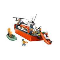LEGO City Coast Guard Rescue Boat & Helicopter 742 Pieces - 60504