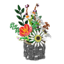 Mould King Daisy Flowerpot Botanical Building Toy Set - 1157 Pieces - 24107
