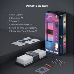 A Photo Of Govee Smart Outdoor Wall Light - H7078