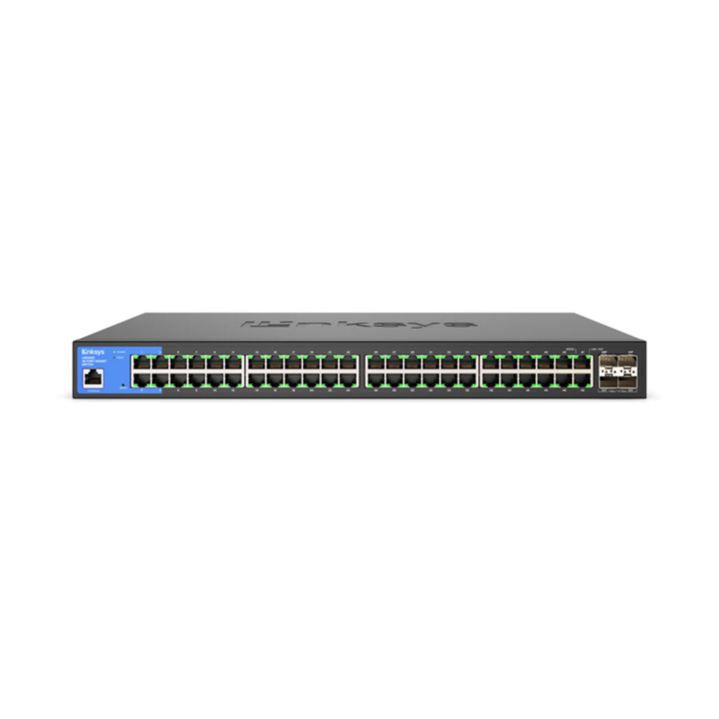 A Photo Of Linksys LGS352C 48-Port Managed Gigabit Ethernet Switch with 4 10G SFP+ Uplinks