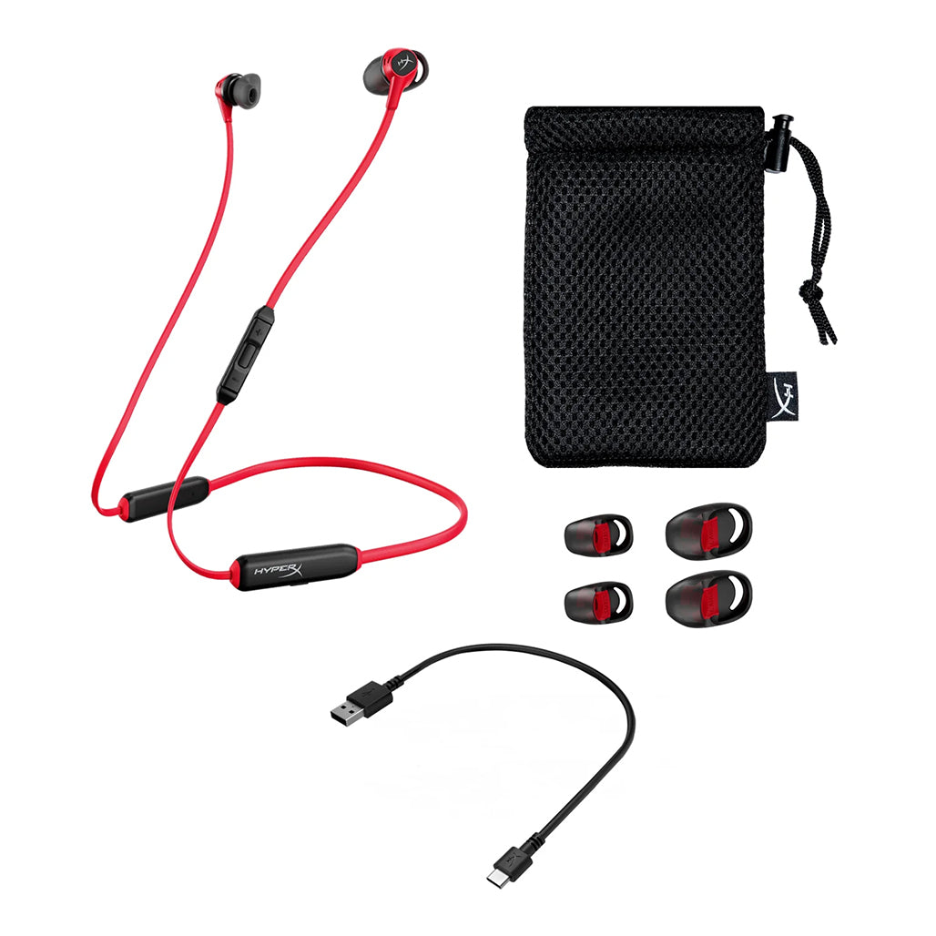 A Photo Of HyperX Cloud Buds - Bluetooth Wireless Earbuds - Red | 4P5H7AA