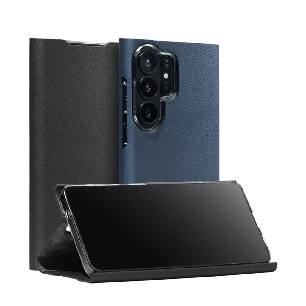 A Photo Of Araree Bonet Stand Leather Case For Samsung Galaxy S26 Ultra