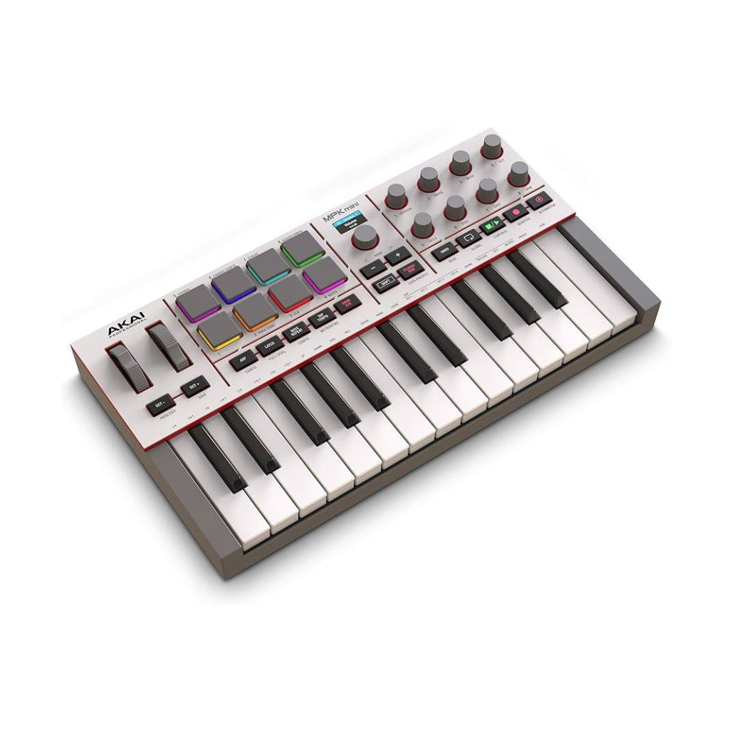 A Photo Of AKAI Professional MPK Mini IV MIDI Keyboard Controller
