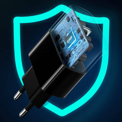 A Photo Of Ugreen USB-C 20W Power Delivery Wall Charger – EU Plug