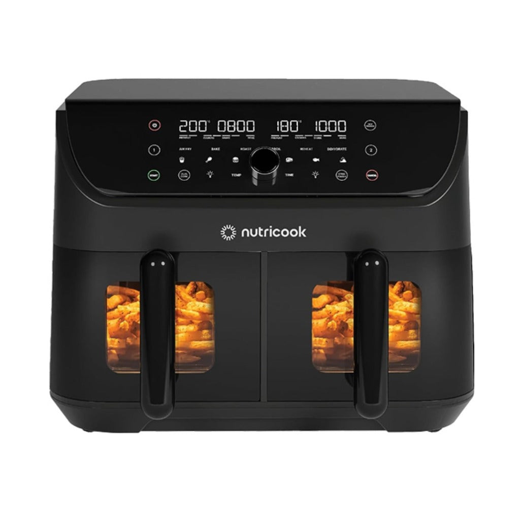 A Photo Of Nutricook Air Fryer Duo 2 Vision 8.5L - NC-AFD185V
