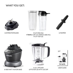 A Photo Of Nutribullet Full Size Blender Combo - NBC-0910B