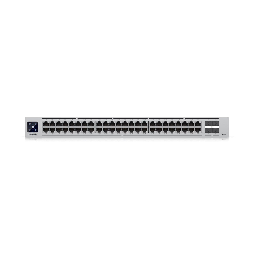 A Photo Of Ubiquiti Enterprise 48 PoE - 48-port, Layer 3 switch with 2.5 GbE PoE+ output (720W)