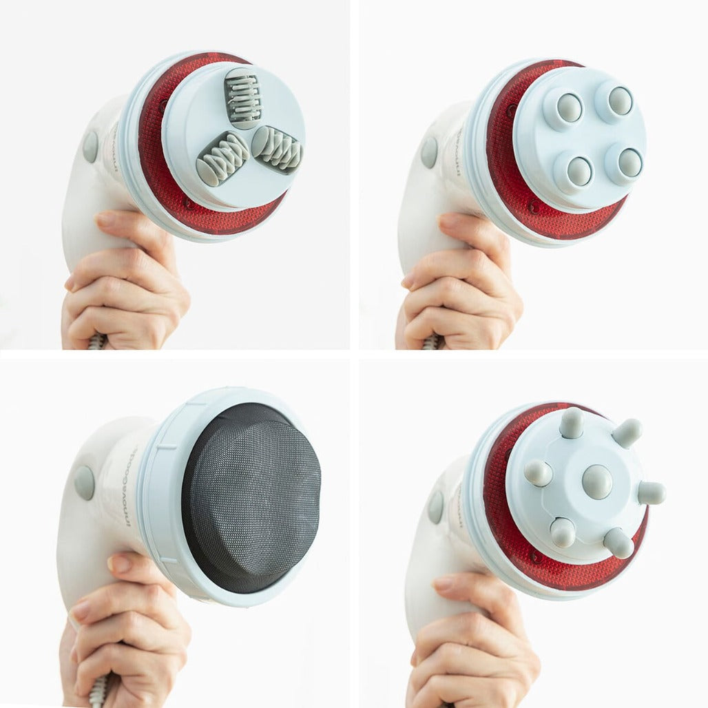 A Photo Of InnovaGoods 5-in-1 Vibrating Anti-cellulite Massager with Infrared Cellyred - V0103224
