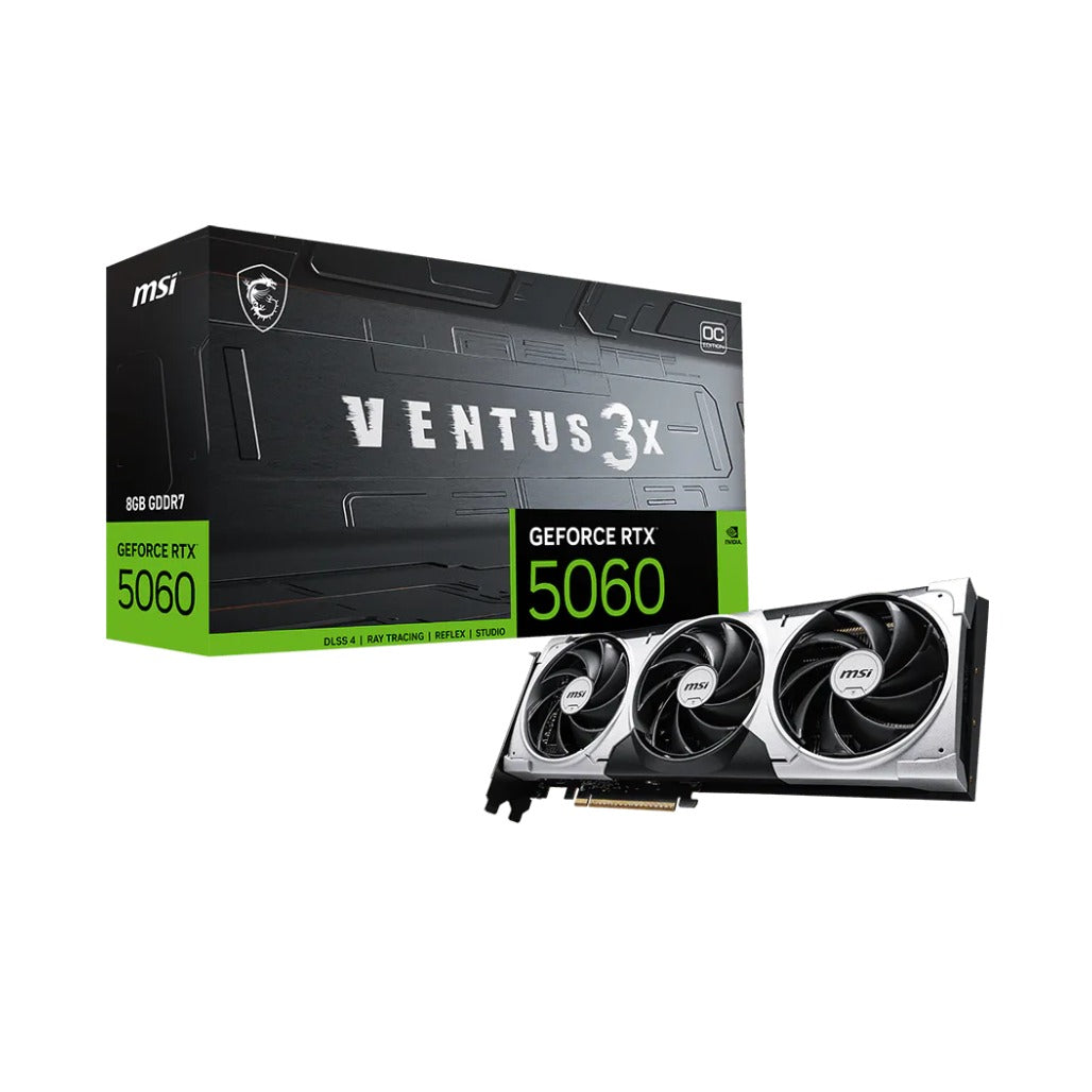 A Photo Of MSI GeForce RTX 5060 8G VENTUS 3X OC - G5060-8V3C