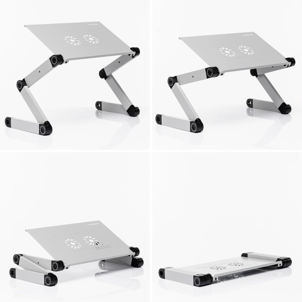 A Photo Of InnovaGoods Adjustable Multi-position Laptop Table Omnible - V0103206